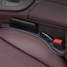 두루픽 자동차 사이드포켓 틈새 수납함 정리함 시트 운전석 차키보관, 블랙