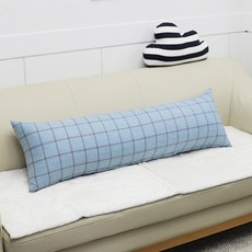 베드앤데코 에브리데이 바디필로우 커버, 블루체크