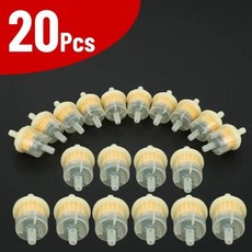 JS 범용 연료 오염 클리너 필터 오토바이 액세서리 인라인 가스 가솔린 엔진 스쿠터, 02 20pcs