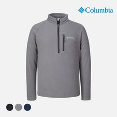 [백화점정품] 컬럼비아 남성 베이직 하프 집업 플리스 티셔츠 FGBO2 캐주얼 데일리