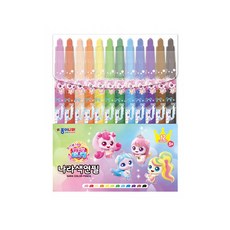 종이나라 프린세스 캐치티니핑 나라색연필 12색, 1개