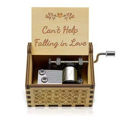 21 뮤직 박스 핑크 화이트 블루 블랙 우드 당신은 내 선샤인 대부 음악 테마 생일 선물입니다, 16 A15