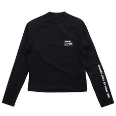 [스노우피크] 여성 워터 세미크롭 래쉬가드 S25MWWSW07 BK