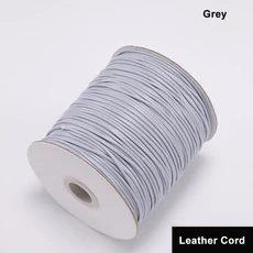 1/1.5mm 칠 로프 실 끈 왁스 코드 용품 보석 꼬임 만들기 면 10m 가죽 팔찌 구슬 2mm 마크라메 공예, 1개, 15 grey