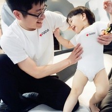 親子裝 情侶T 全家裝 全家福 MIT純棉短T 一家三口 愛PAPA 愛MAMA 愛BABY 拍照服
