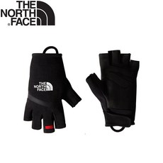 The North Face 戶外半指健身騎行手套 黑色, 1個, M, 黑