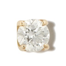 오티움버그 14K 옐로 골드 다이아몬드 스터드 싱글 이어링