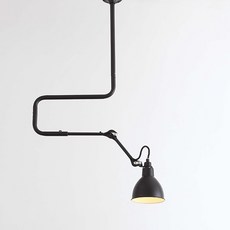 H&R安室家 吸頂伸縮萬能工作壁燈 ZA0035, 黑