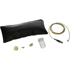 핀마이크 고음질 스마트폰 노래 녹음 슈어 WL93T 라발리에 콘덴서 마이크 극장 텔레비전 방송 비디오 및 영화용 초소형 크기 무선 바디팩 송신기용 TA4FTQG 커넥터 Tan, Tan (4-foot cable), Tan (4-foot cable), 1개