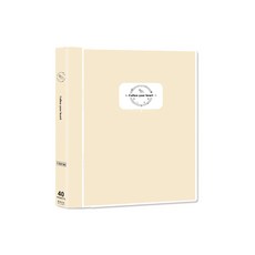 chryyu culture A4霧面透明40頁 可替換封面文件夾, 淺黃, 1個