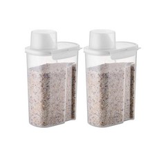 락앤락 도어포켓 잡곡통 세트, 2개, 화이트