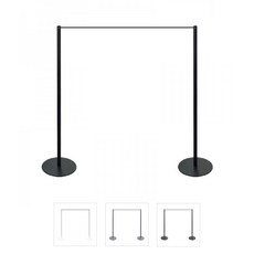 로프 슬림 차단봉 800 라인 안전봉 안전선 통제선 전시 행사 대기줄 바리케이트, RB-800GR 그레이, 선택안함, 1개