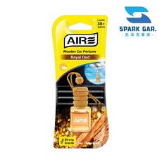 AROMATE AIRE 木蓋香氛吊飾, 1個, 經典烏木