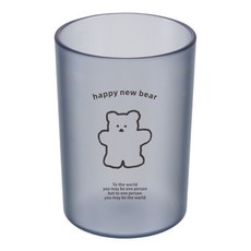 ins小奶狗透明漱口杯情侶一對家用兒童卡通牙缸簡約洗漱刷牙杯風, 磨砂【1只】07小奶狗C -灰, 1個