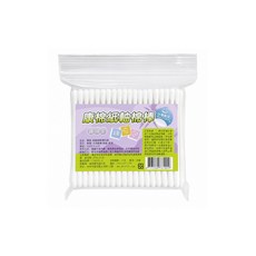 康棉 紙軸棉花棒 台灣製造, 1個, 圓頭型-紙軸棉棒補充包 200支/包, 200支, 圓頭型