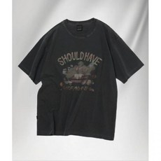 꼼파뇨 Cereal Teddy 피그먼트 반팔티 스모크블랙884734