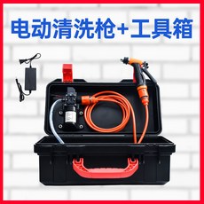空調 清洗電動水槍 噴槍室內機 汽車洗車家用 專業專用工具, 電動水槍+工具箱