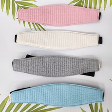 마드레마노 카시트 머리고정 밴드 머리받침 국내생산 면100% 누빔면소재, 아이보리, 자수없음, 1개