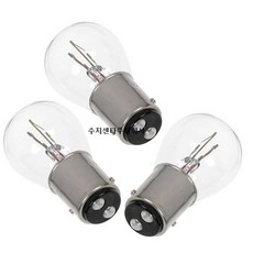 현대모비스 브레이크등 전구(더블 백색) / 1864421058L / 18644 21058L / 순정부품 / 12V 21/5W / 브레이크등 / BULB / 전구 / 비대칭, 1개