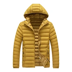 8XL 플러스 사이즈 코튼 패딩 남성 슬림핏 경량 겨울용 재킷: 후드 멀티 컬러 스트라이프 스타일, 05 XL, 01 빠른, 11 earth yellow