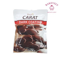 퓨라토스 이홈베이킹 커버럭스 다크 커버춰급 고급 코팅 초콜릿, 200g, 1개