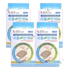 서울안대 그린 플러스 곡면형 프리미엄 안대 건강 눈 보호 가리개, 4개입, 2세트