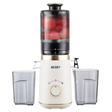 BOSO 慢磨榨汁機 120mm 超大口徑, 白色, BOHO-SJ120W