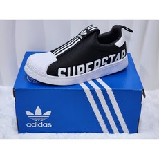 아디다스 키즈 운동화 슬립온 슈퍼스타 360 신발끈캡슐증정