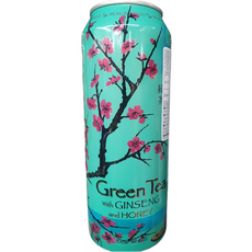 아리조나 그린티 위드 진생 앤 허니, 650ml, 2개