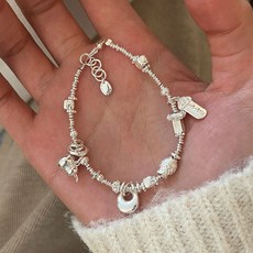 特價秒殺 設計感小葫蘆胖福碎銀盤纏手鏈 女款小衆個性獨特精緻百搭手環 手飾飾品 禮物推薦