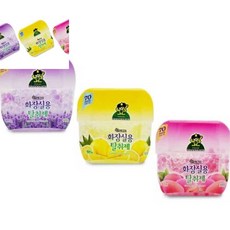 십땨 70일지속 화장실용 탈취제 방향제 겔타입 라벤더 레몬 피치 화장실냄새제거제 화장실용품 화장실용방향제, 산도깨비 화장실용탈취제(겔타입300g)피치