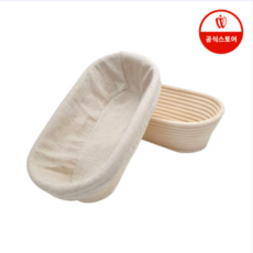 [국내발송] 빵발효 반느통 바네통 발효바구니 통밀가루 발효통 깜빠뉴틀 반느 통 발효 바구니, 1개