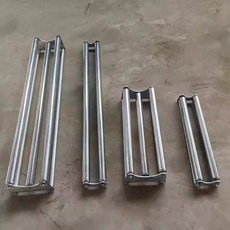 롤러 회전대 도르레 케이블드럼 트랙형 받침대 장판, 1개, 50cm 길이 삼중 강철봉