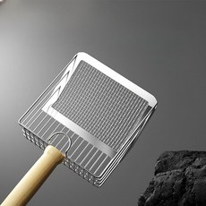 고양이 모래삽 스테인리스 대형 금속 두부, 1개, 기본 색상