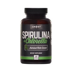 ONNIT 螺旋藻 + 綠藻膠囊, 1個, 80入, 2kg