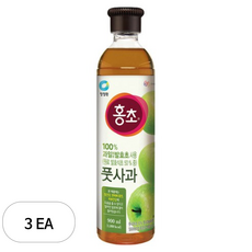 홍초 풋사과 음용식초, 900ml, 3개