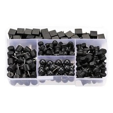 우드 푸시 핀 장식 나무 엄지 압정 코르크 보드 사진 벽걸이 걸이형 홈 오피스, 1개, 2. Wooden Thumbtack Set