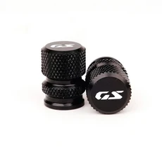 BMW R1300GS R 1300 GS ADV 2024 CNC 오토바이 킥 스탠드 패드 풋 사이드 확장 플레이트 타이어 밸브 캡, 10 Tire Caps-Black
