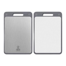 砧板 不鏽鋼+麥秸稈面板, 中號, 1個