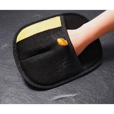 오브제이스 반려동물 정전기 강아지 고양이 털 먼지 제거 장갑, 1개