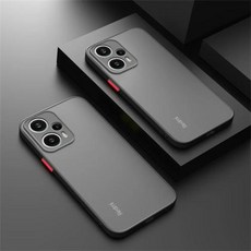 Xiaomi Note 12 Turbo 13 11 10 Pro Plus 5G 충격 방지 범퍼 폰 커버 용 고급 매트 갑옷 케이스 Redmi 12 12C 10 10C 4G 용, Redmi Note 11S 4G, 13)Black