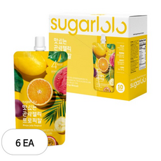 인테이크 슈가로로 맛있는 곤약젤리 트로피칼 10p, 6개, 1.5kg