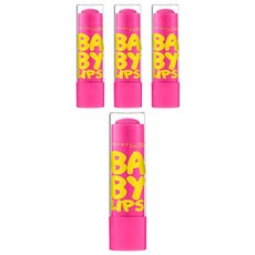메이블린 베이비 립 모이스처라이징 립 밤 모이스처라이징 4.4g, Pink Punch, 4개