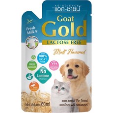 Gold 貓犬用新鮮滅菌山羊奶 60ml, 1個, 犬貓用-無乳糖滅菌山羊奶
