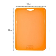 칼집 잘 안나는 항균 TPU 양면도마3mm두께, 1개, 오렌지