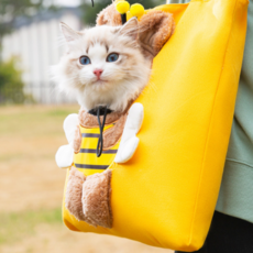 반려동물 이동가방 강아지산책 슬링백 크로스 고양이 이동가방 솔더백, 블루