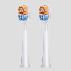 RANVOO 란부 에어젯X3 전동칫솔 호환용 리필모 칫솔모, 2개, PH3-화이트-하드