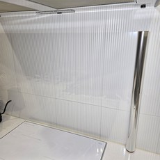주방 투명 타일시트지 대용량 오염방지 벽지 보호필름, 1개