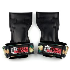 타이거밸런스 헬스그립 헬스스트랩 스트랩, 카모(로고 블랙), 1세트