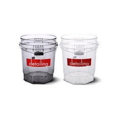 셀프세차 세차용품 보관 세차버킷, 틴티드 글라스